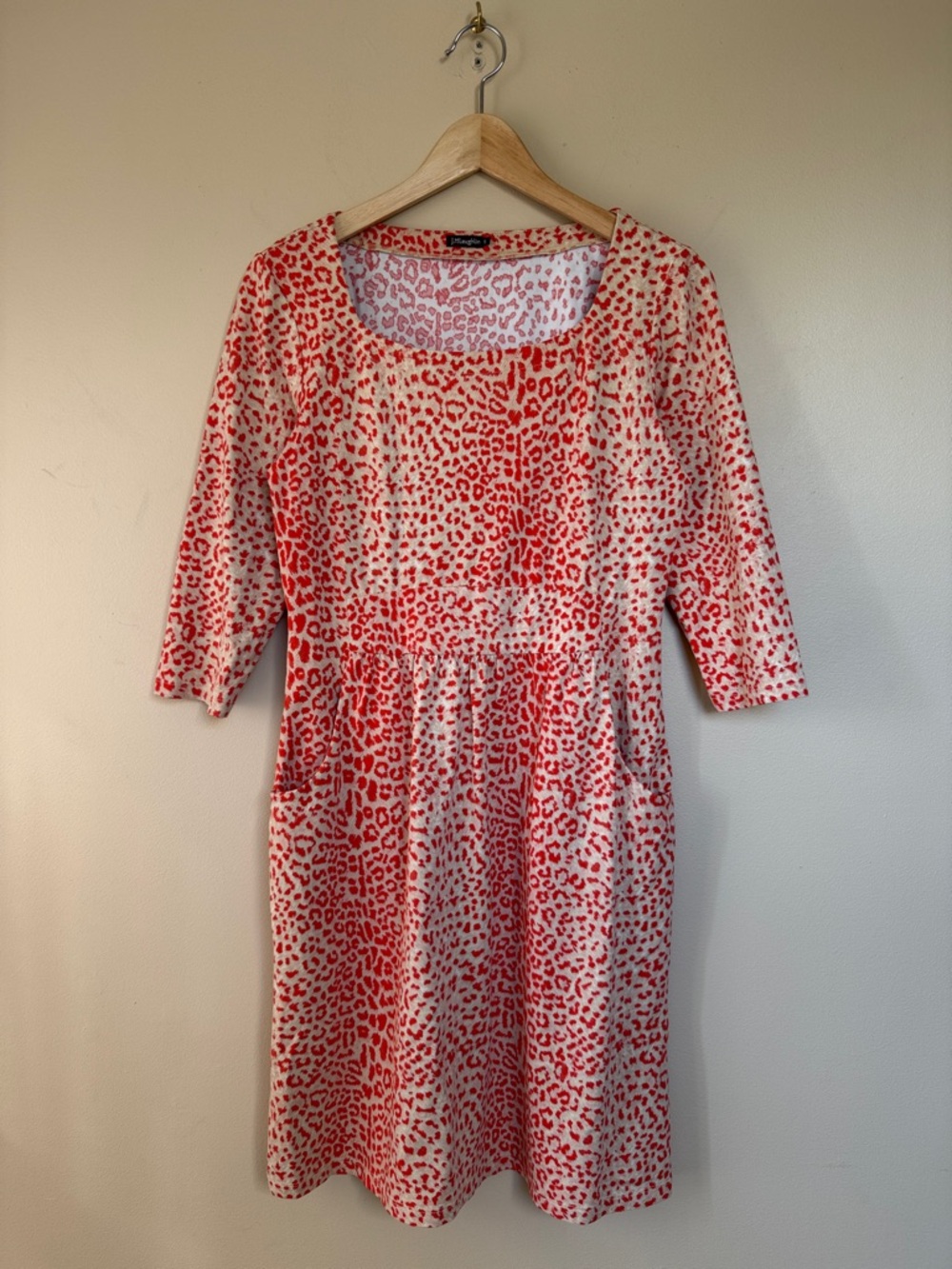 J. McLaughlin Red Print Dress - Small